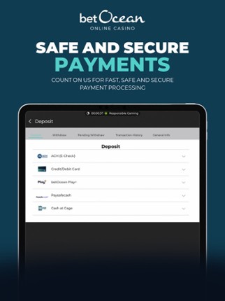 betOcean Online Casino Image