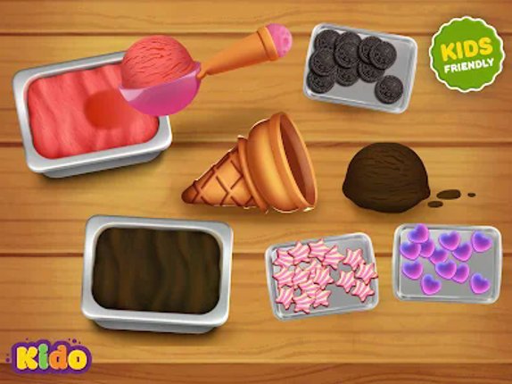 Ice Cream Making Game For Kids screenshot