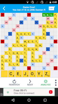 Lexulous Word Game screenshot