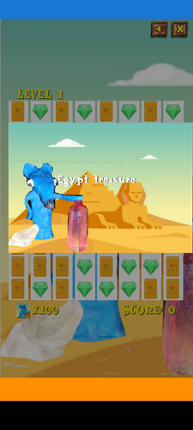 Bloo rat: Egypt treasure_ puzzle match Image