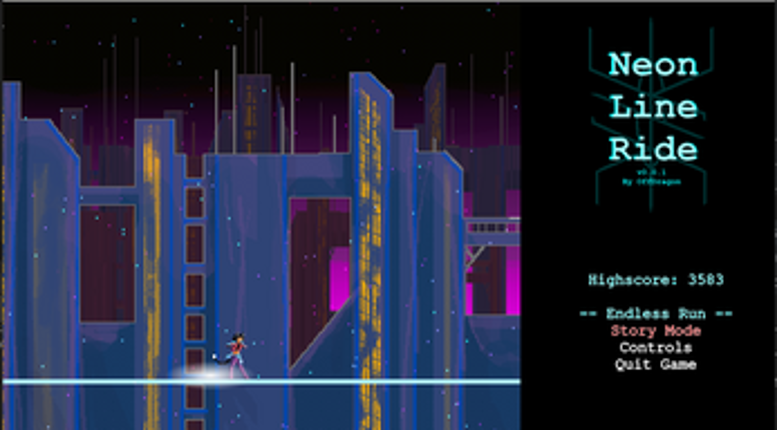 Neon Line Ride Image
