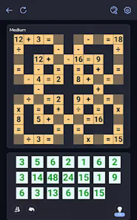 Crossmath - Math Puzzle Games screenshot