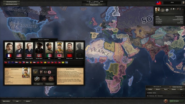 Hearts of Iron IV screenshot