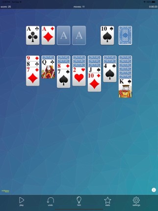 Klondike · Solitaire screenshot