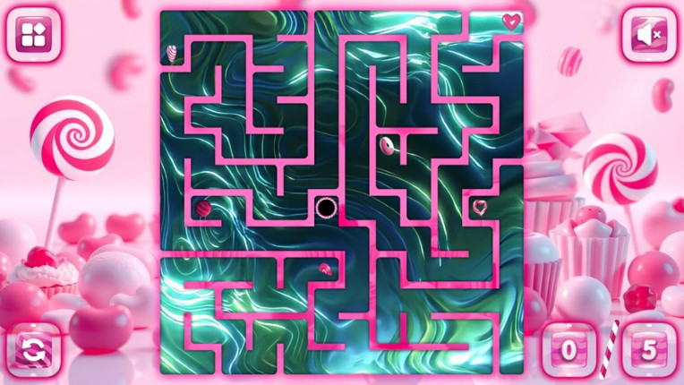 Sweetie Candy Maze: Pink Raspberry screenshot