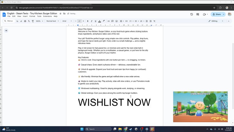 Tiny Kitchen: Burger Edition screenshot