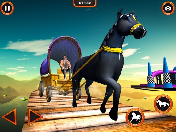 Ultimate Horse Cart Stunt Race screenshot