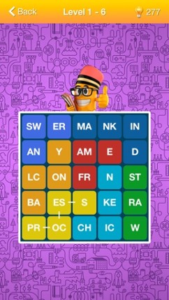 Worders: Word Parts - new word search puzzle game, find, gather and guess words on the field screenshot