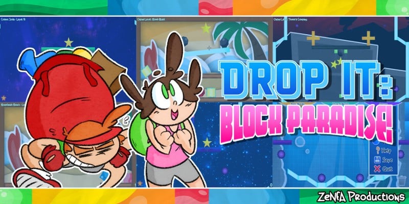 Drop it: Block Paradise! Game Cover