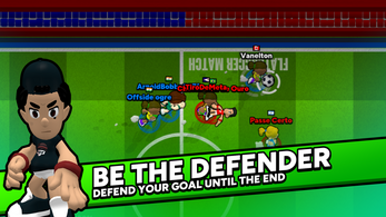 FlatSoccer: Online Multiplayer Soccer Image