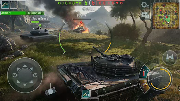 Tank Force: Battle Tanks Games screenshot
