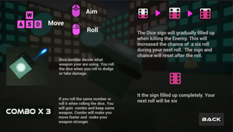 Neon Dice Roll screenshot
