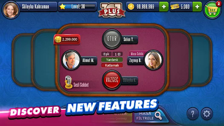 101 Okey Plus Rummy Board Game screenshot