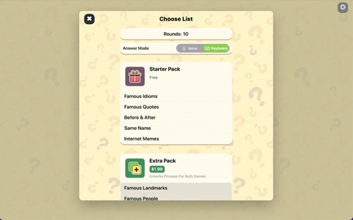 Guessing Game for SharePlay Image
