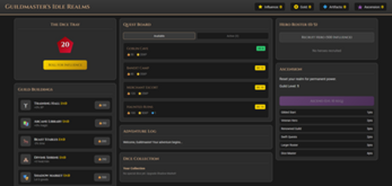 Guildmaster's Idle Realms Image