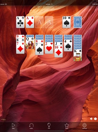 Klondike · Solitaire screenshot