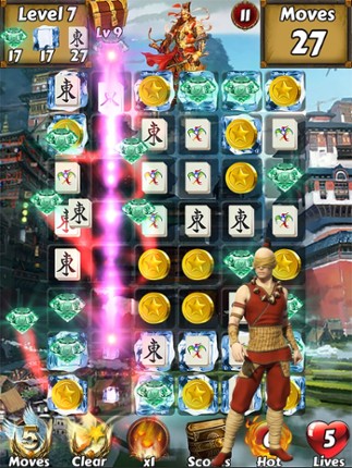 Mahjong Match Adventure World: Swipe jewels and match mahjong tiles! screenshot
