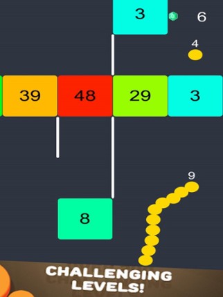 Snake Dash Color Blocks screenshot