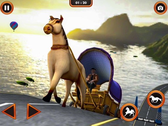 Ultimate Horse Cart Stunt Race screenshot