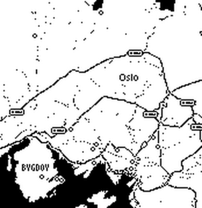 Weekend In Oslo (Oric) screenshot