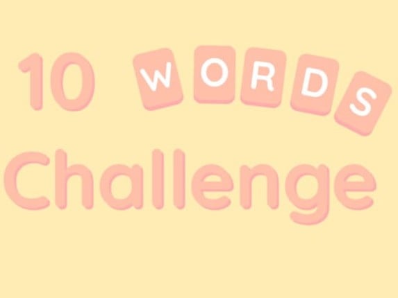 10 Words Challenge Game Cover