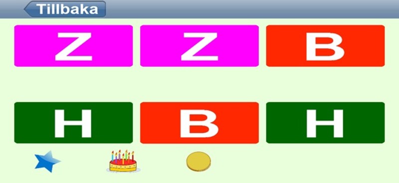 Bokstäver Nummer Färger screenshot