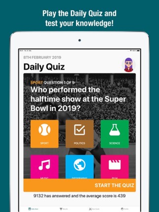 Daily Quiz! screenshot