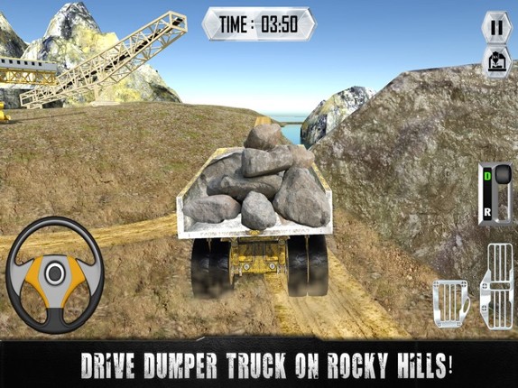 Diamond Mine excavator 3D : Construction Quarry Haul Truck Driver screenshot