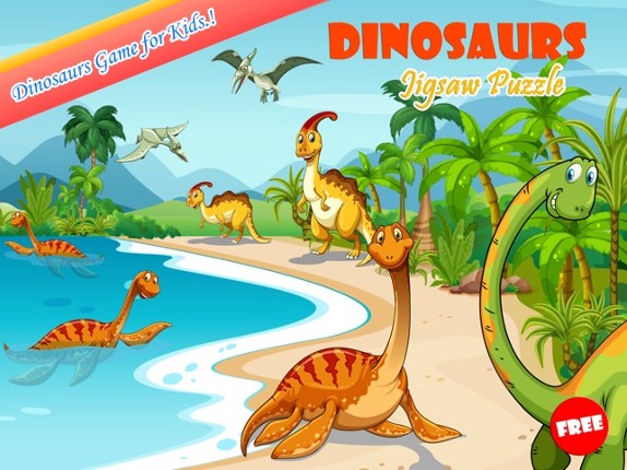 Dinosaur Jigsaw Puzzles Learning Games For Kids 2 screenshot