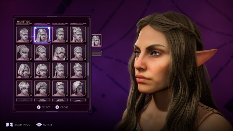 Dragon Age: The Veilguard Character Creator screenshot