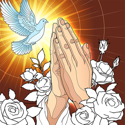 Aesthetic Bible: Coloring Book Image