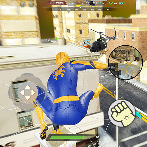 Games like Spider rope flying hero