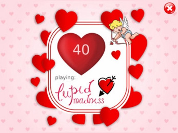 Cupid Madness - Rain of hearts for Android Image