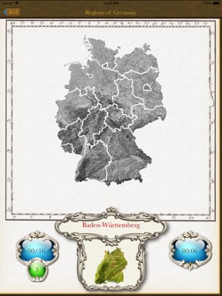 Germany. The Wonder Atlas Quiz screenshot