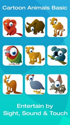 Safari and Jungle Animal Picture Flashcards for Babies, Toddlers or Preschool (Free) screenshot