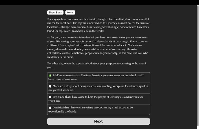 Shadow of the Curse-Eater screenshot