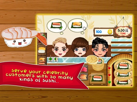 Sushi Food Maker Dash - lunch food making &amp; mama make cooking games for girls, boys, kids Image