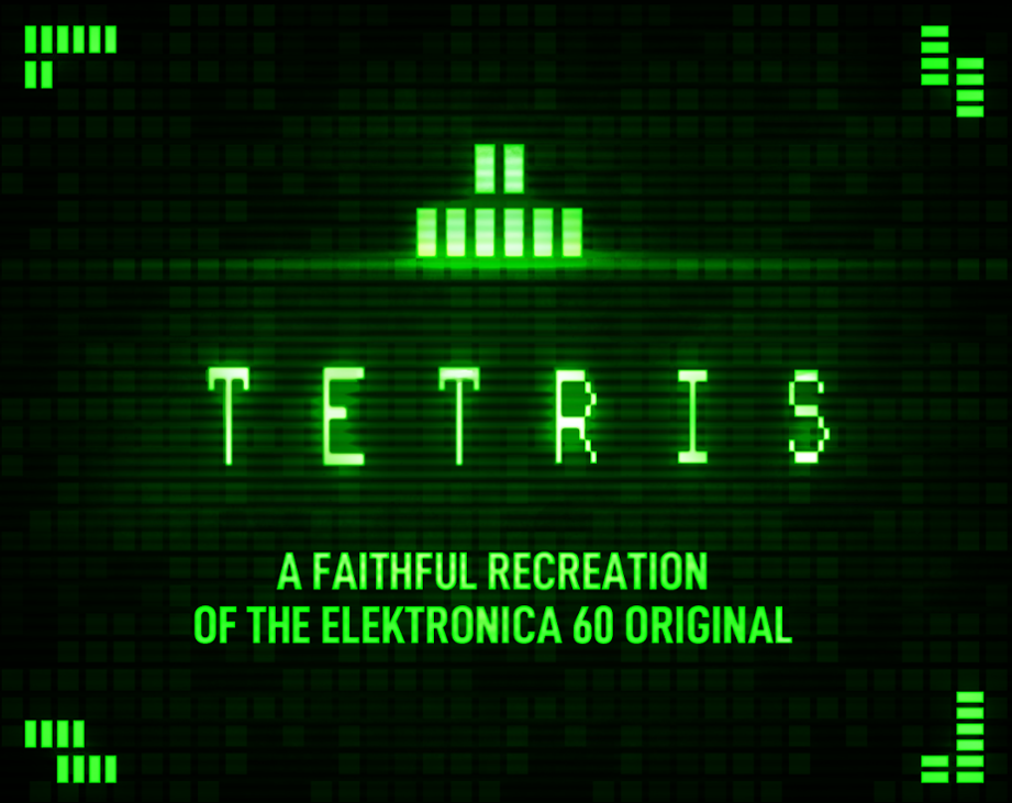 Games like TETRIS (Electronika 60)