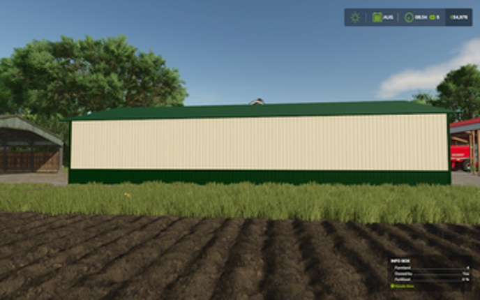 30x80 Three Sided Shed Image