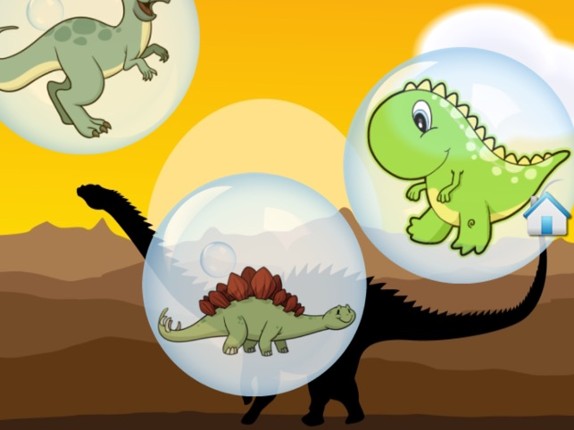 Dino Bubbles for Toddlers : discover the Dinosaurs ! FREE App screenshot