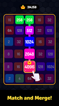 2248 Numbers Merge: Two Square Image