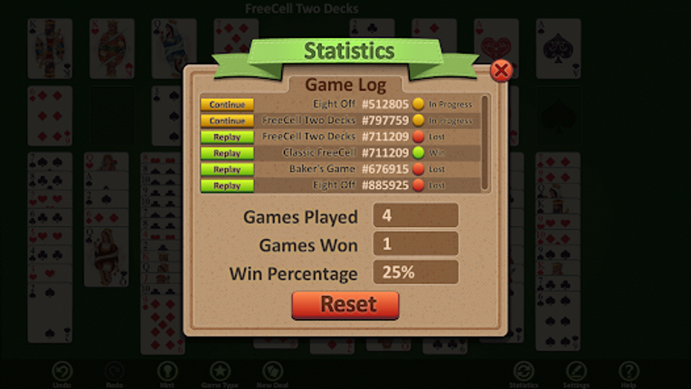 Simple FreeCell screenshot