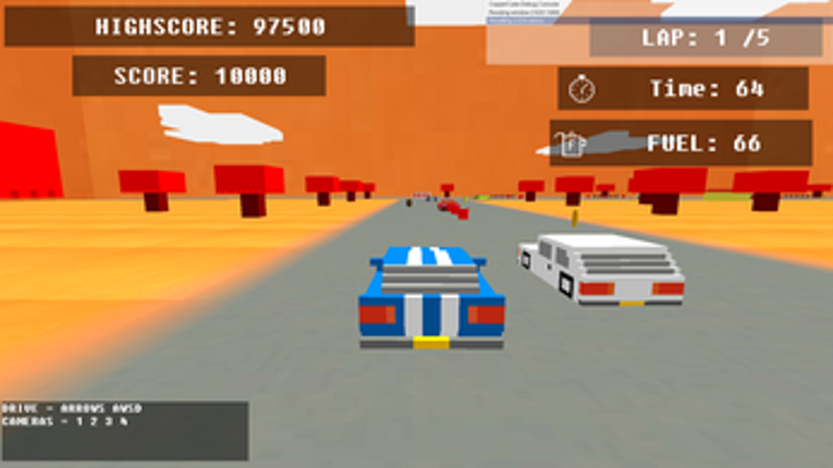 RETRO CUBE RACING screenshot