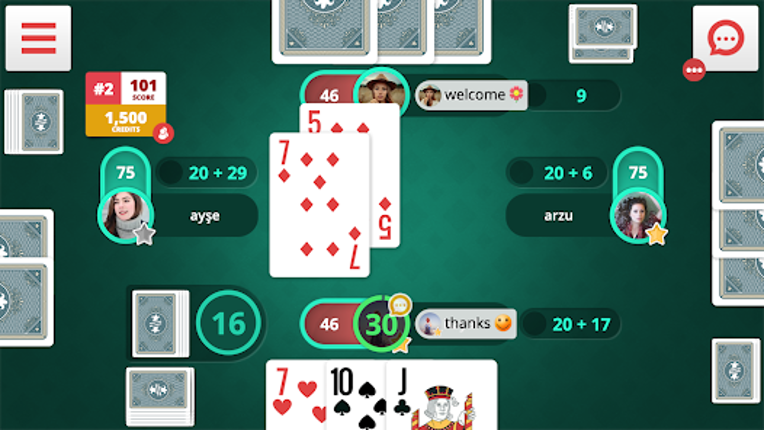 Pisti Online screenshot