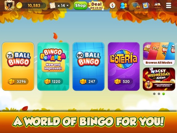 GamePoint Bingo World of Bingo screenshot
