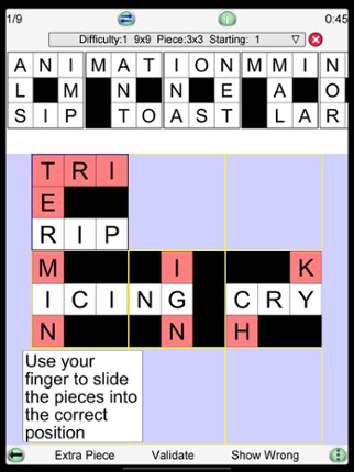 Jigsaw Crossword + screenshot