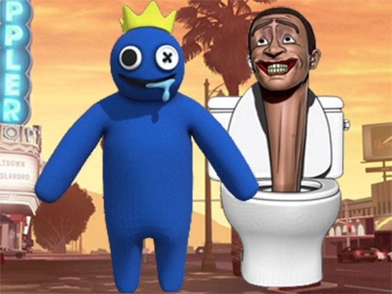 Rainbow Monster VS Skibidi Toilet Game Cover