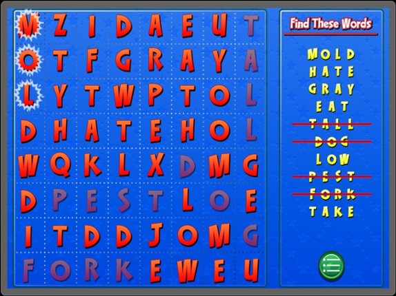 Word Search For Kids 2 - Perfect for Kinder, First and Second Grade screenshot