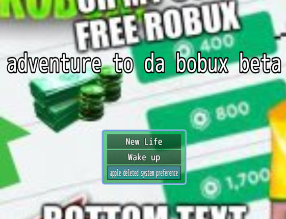 adventure to da bobux (beta (and forever lol) Image