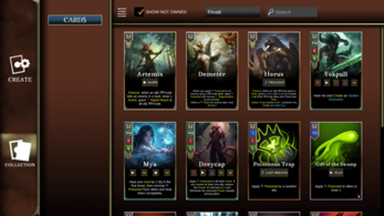 Ariokan (Cards Editor and Collection) screenshot
